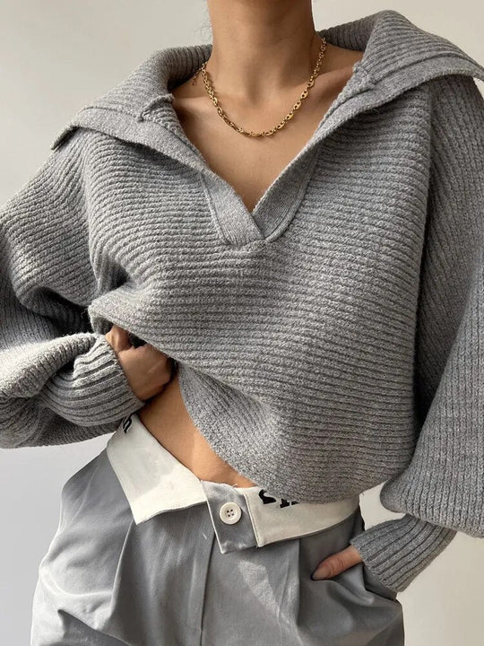 Warmth Ribbed Pullover Sweater