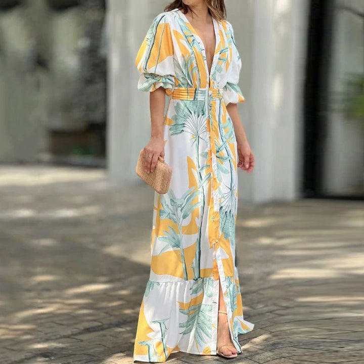 Serene - V-neck Maxi Dress
