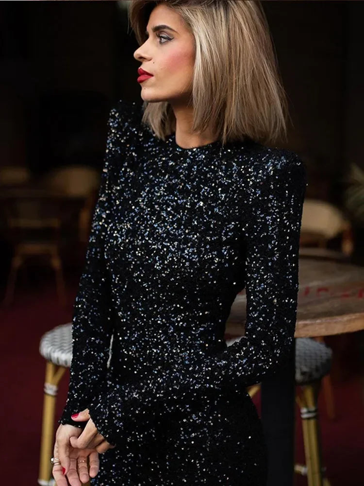 Elia™ | Sequin maxi dress