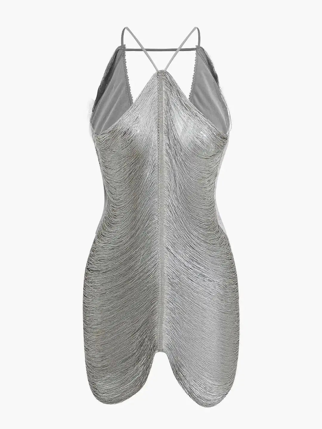 Ailani - Glamorous Fringe Mini Dress