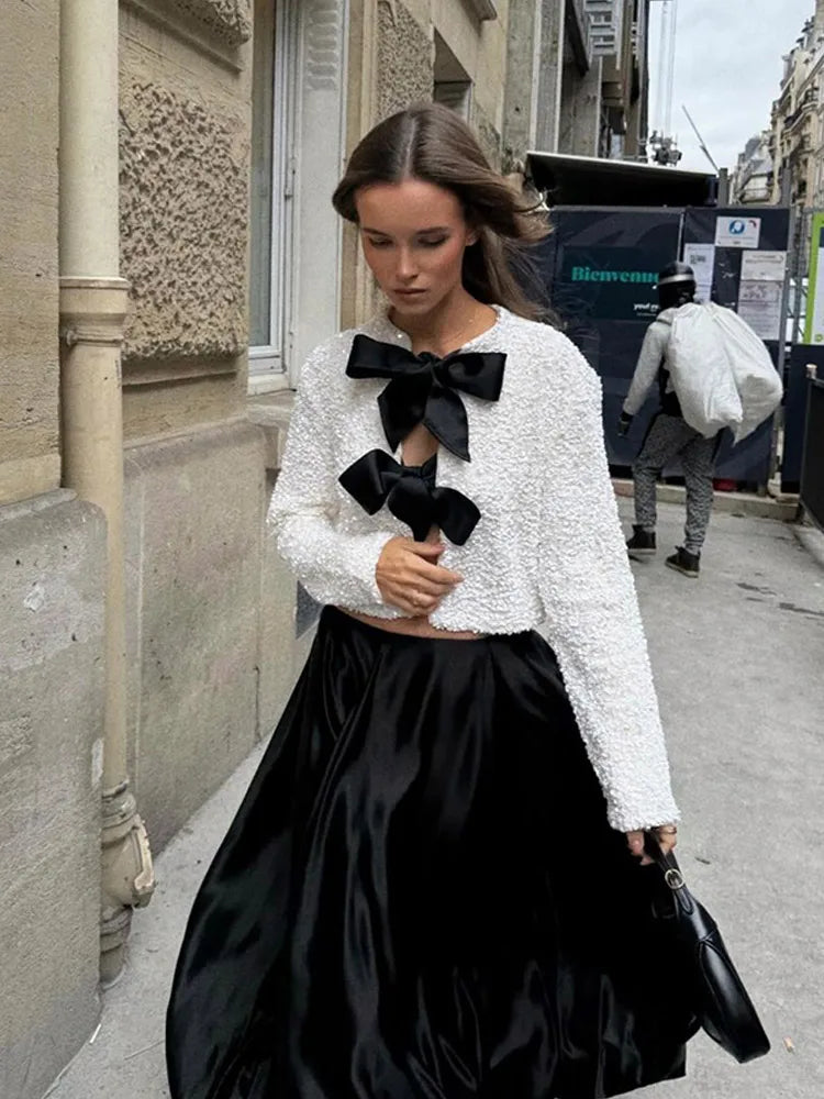 Imani™ | Glittery Bow Top