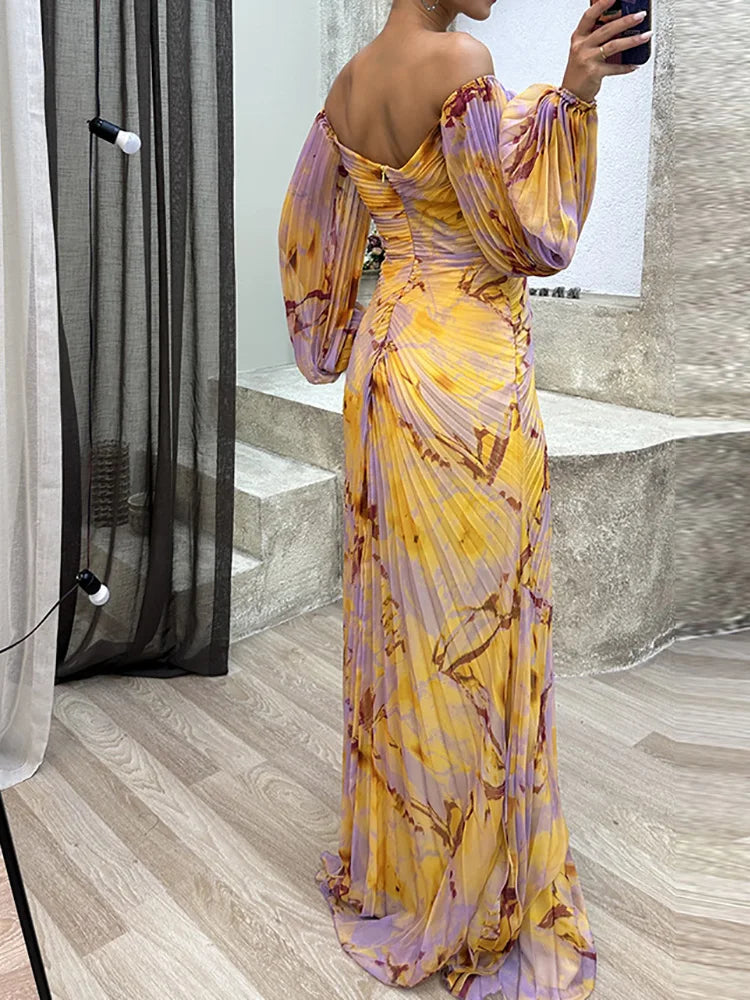 Gisselle - V Neck Maxi Dress
