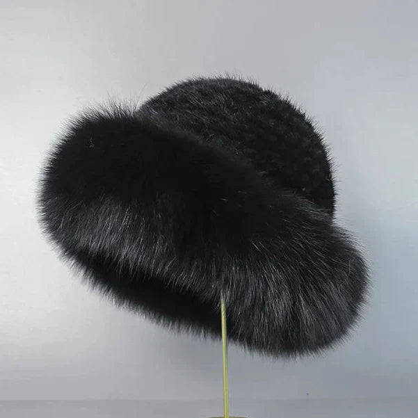 Jasmin | Elegant Hat Made from Natural Mink Fur