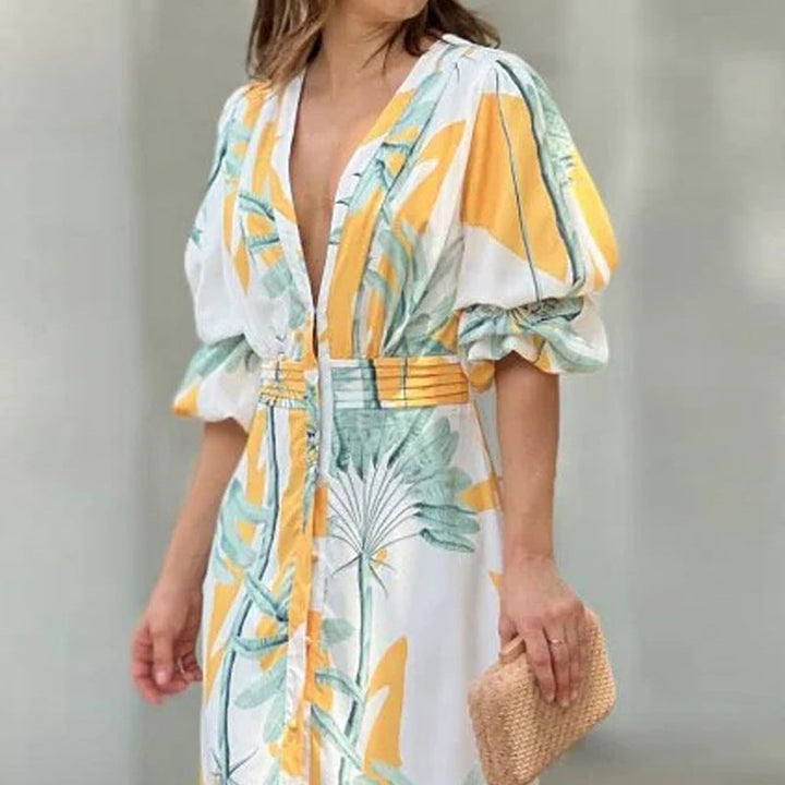 Serene - V-neck Maxi Dress