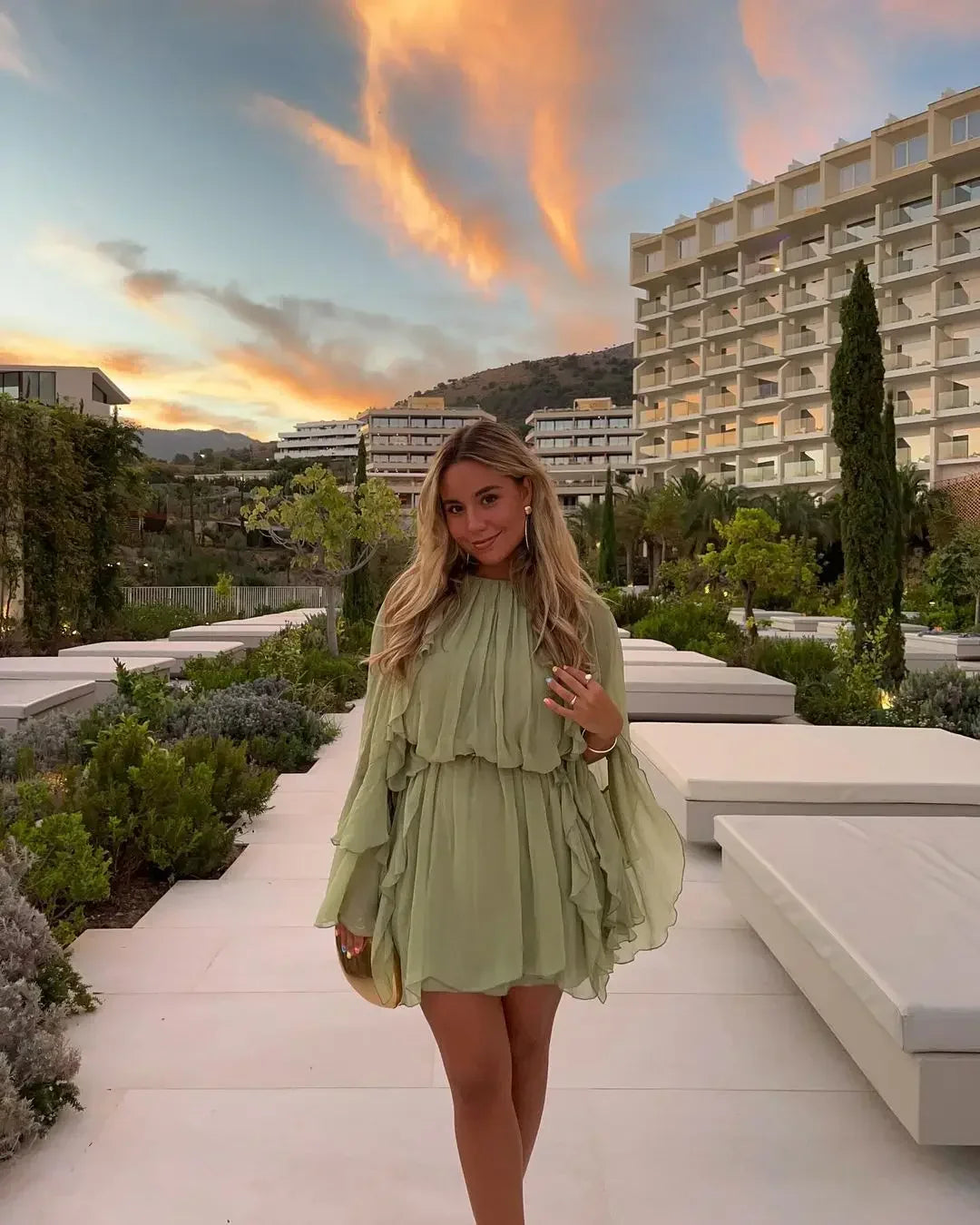 Kim - Dreamy Flowing Mini Dress