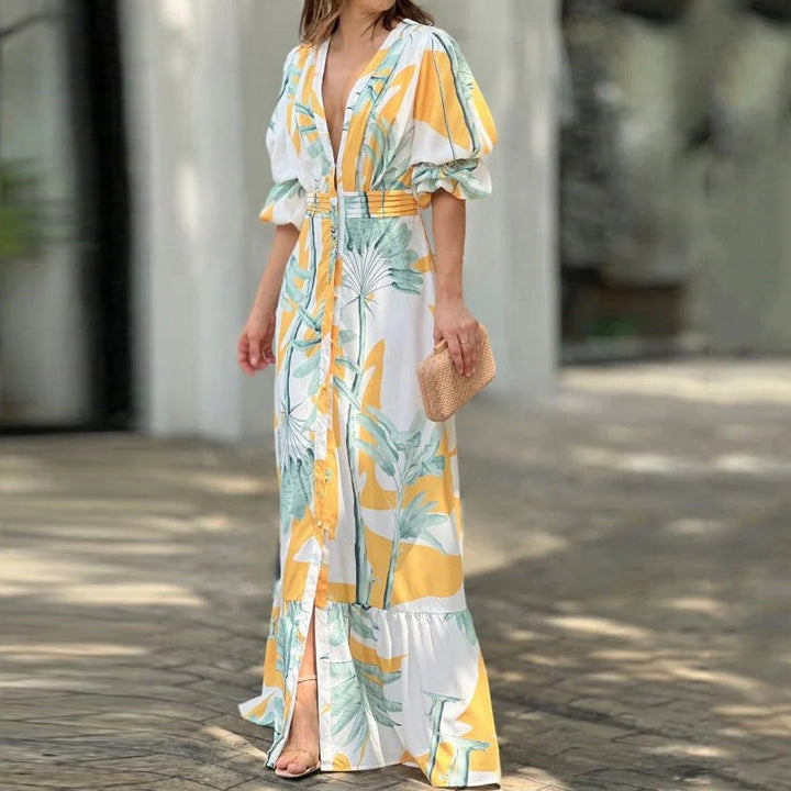 Serene - V-neck Maxi Dress