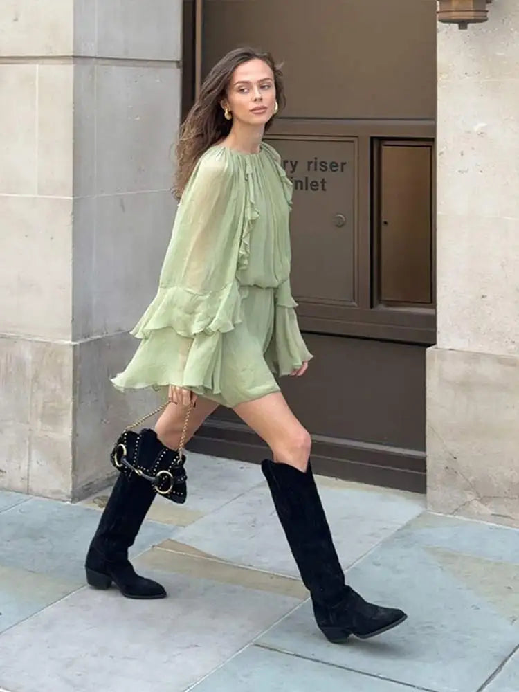 Kim - Dreamy Flowing Mini Dress