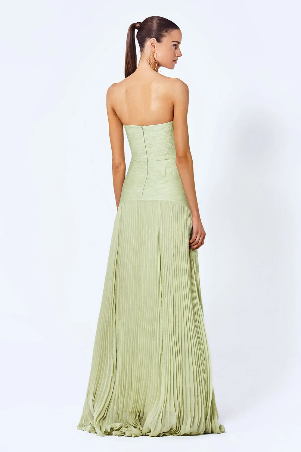 Zynella ™ | Sleeveless drop-waist maxi dress