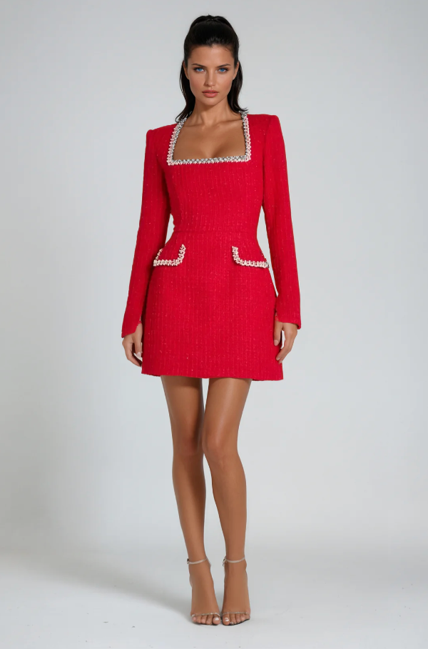 Nessa™ | Tweed mini dress