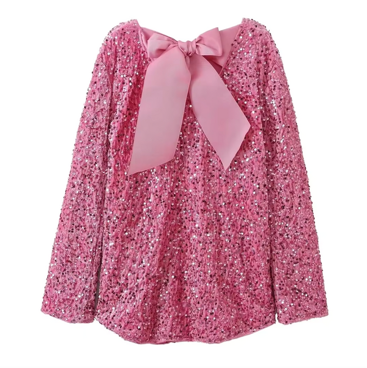 Izzy™ | Sequin Bow Dress