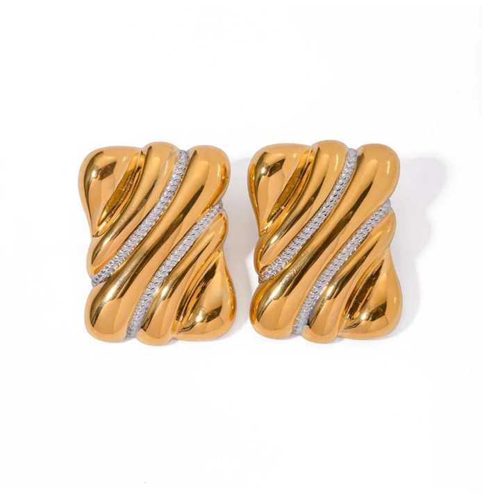 Seren Vintage Rectangular Studs