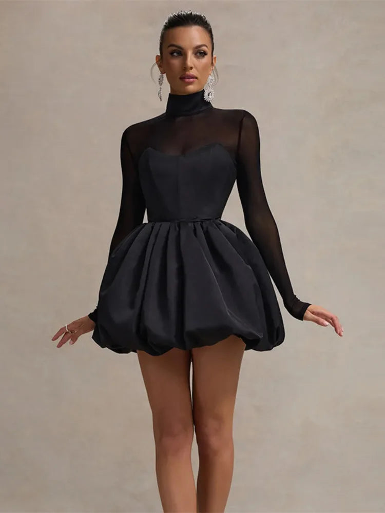 Virginia™ | Mesh balloon dress
