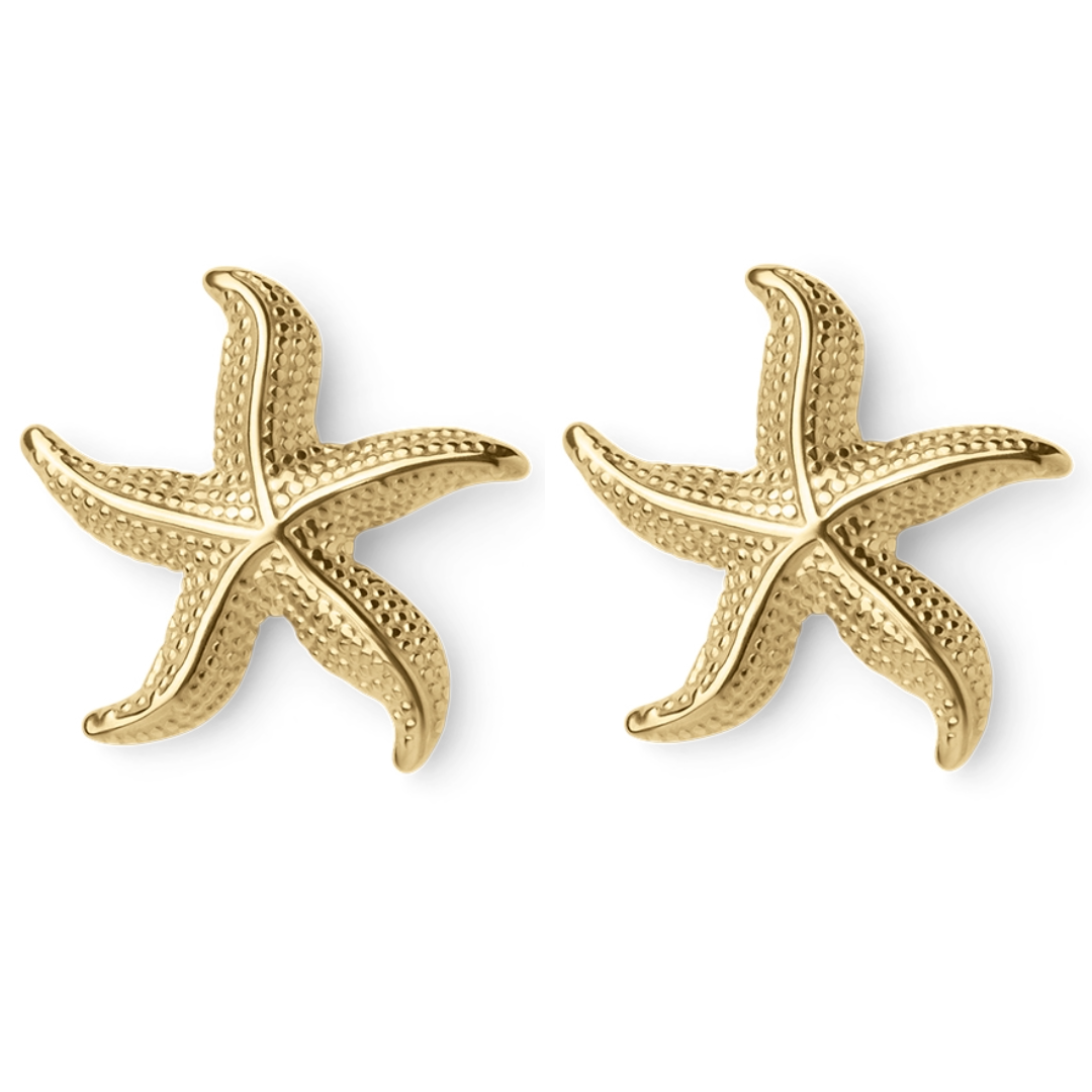 Ursula Curved Starfish Earrings