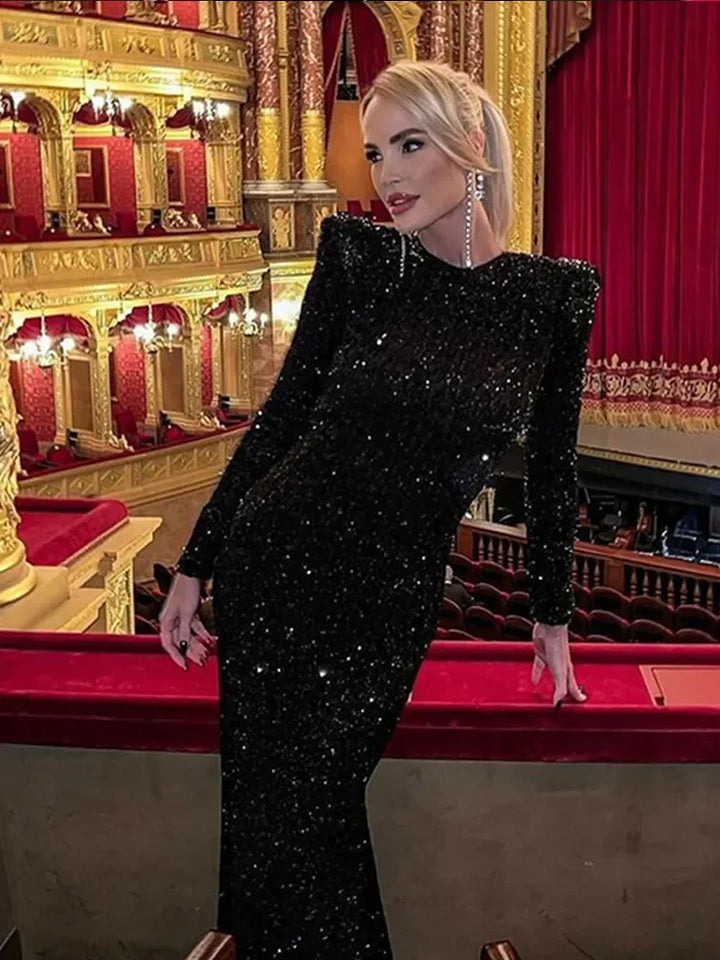 Elia™ | Sequin maxi dress