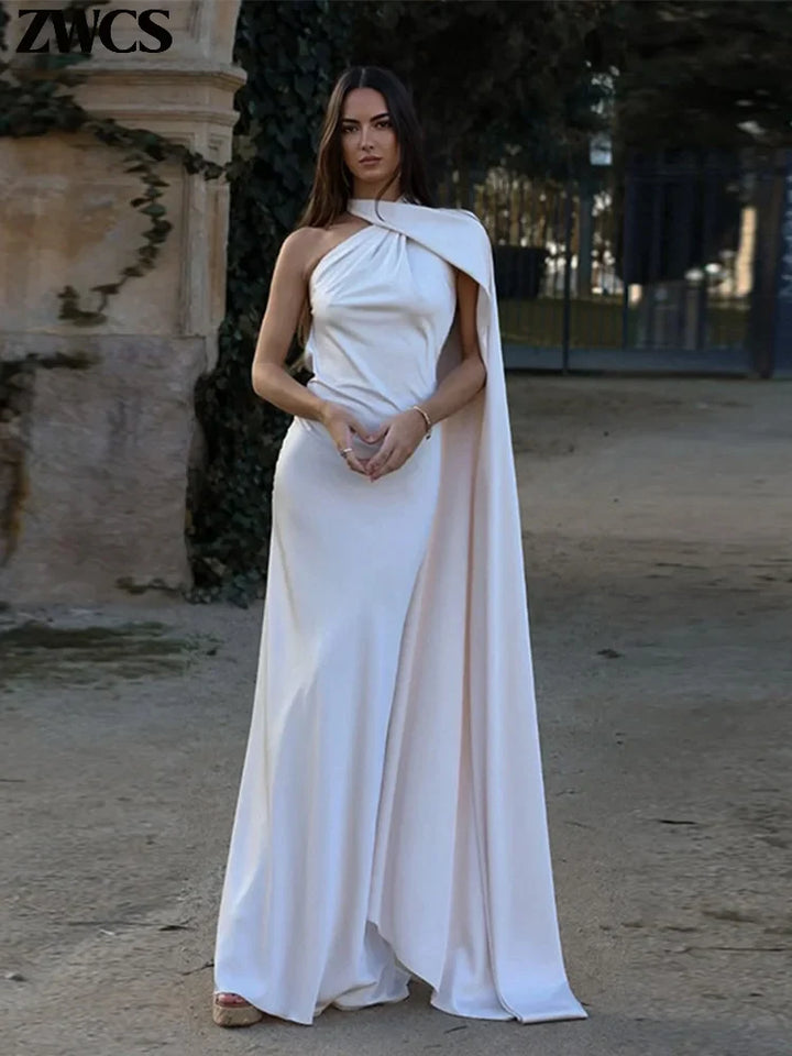 Adaline - Timeless Cape Maxi Dress