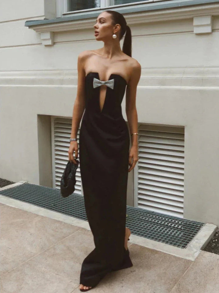 Kinslee™ | Refined Black Dress