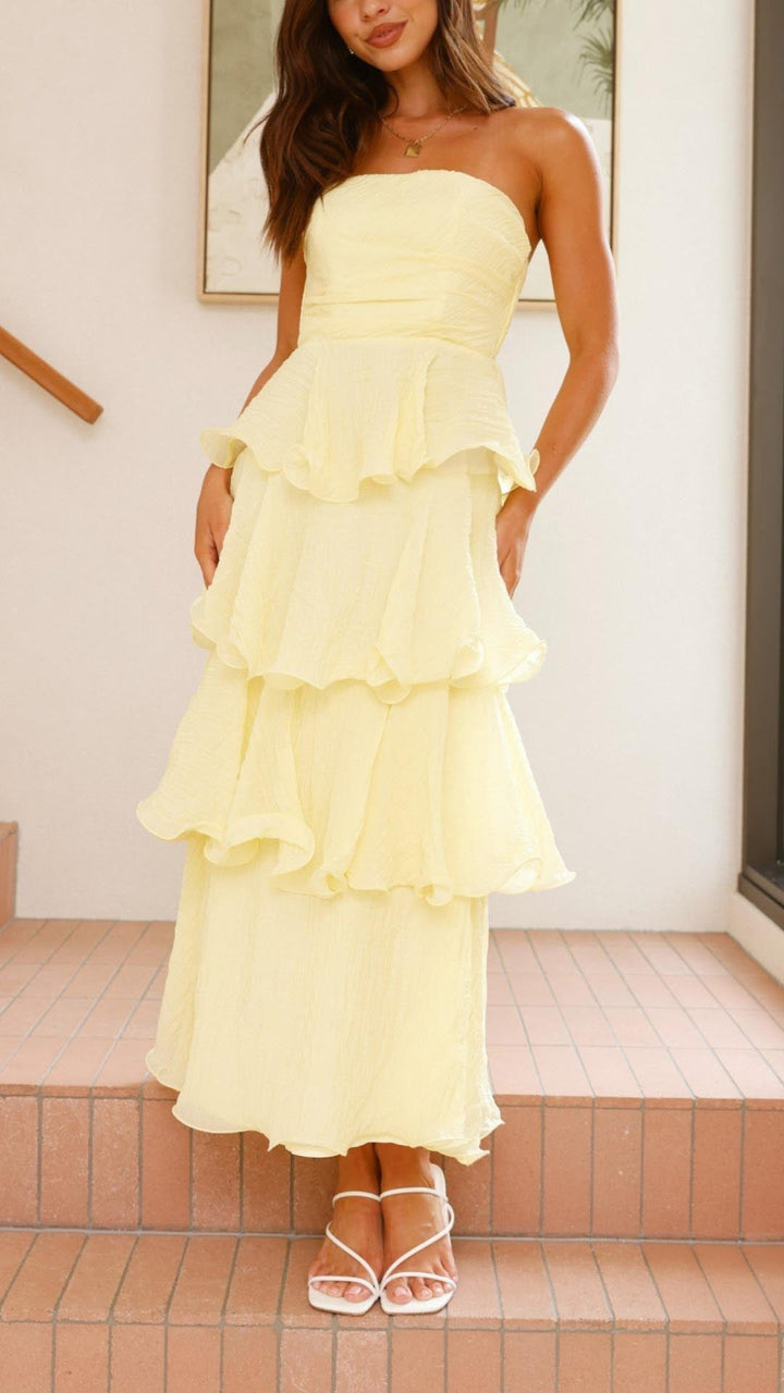 Kate - Tiered Ruffle Maxi Dress