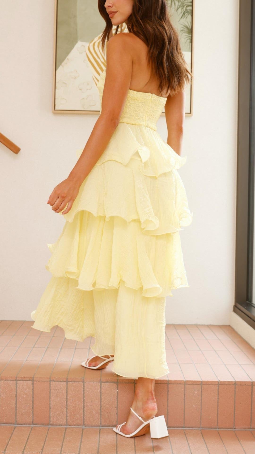 Kate - Tiered Ruffle Maxi Dress