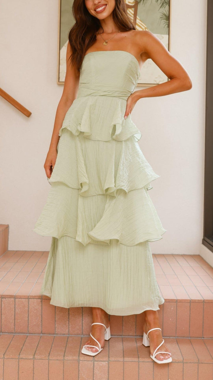 Kate - Tiered Ruffle Maxi Dress