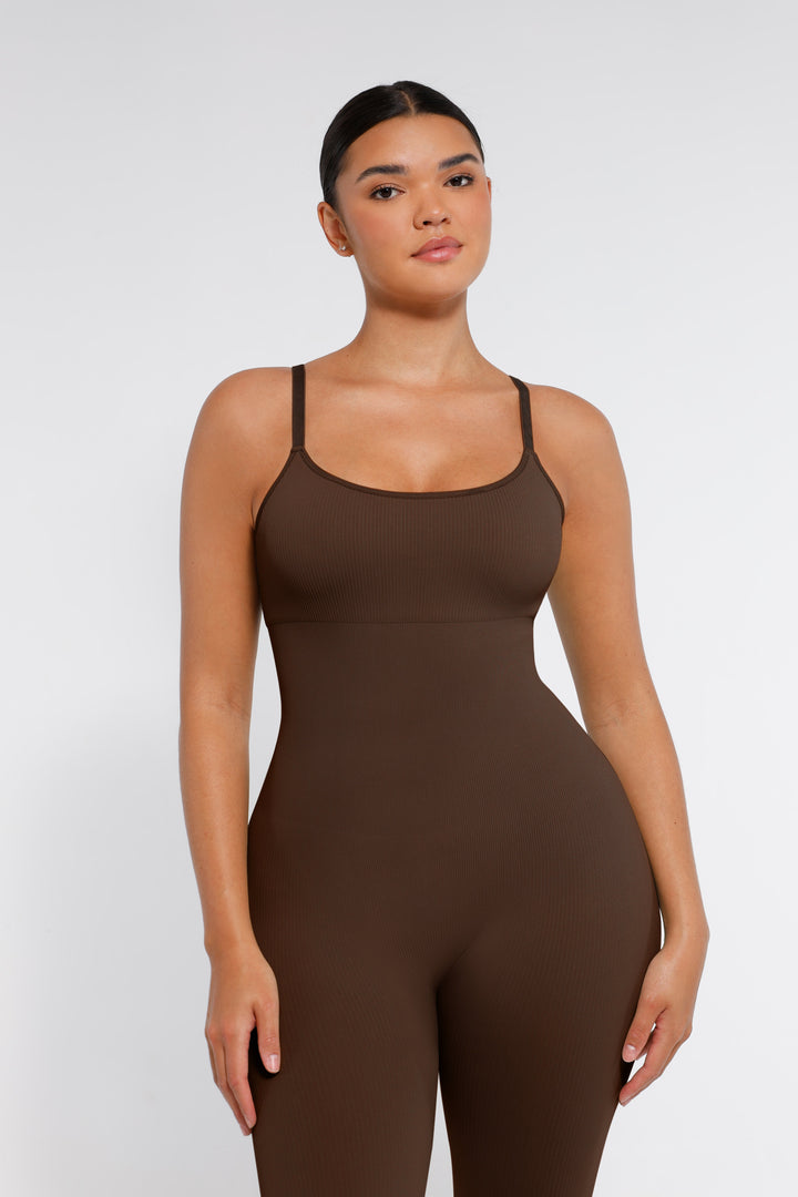 Seamless Shapewear Spaghetti Straps Jumpsuit