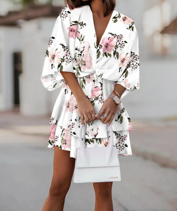 Valora - Floral Mini Dress