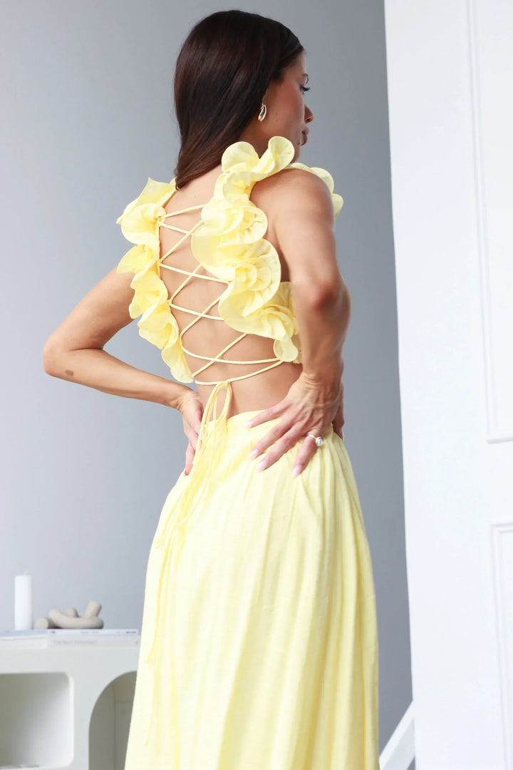 Vanessa - Elegant Backless Maxi Dress