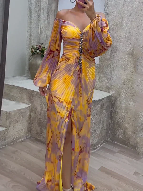 Gisselle - V Neck Maxi Dress