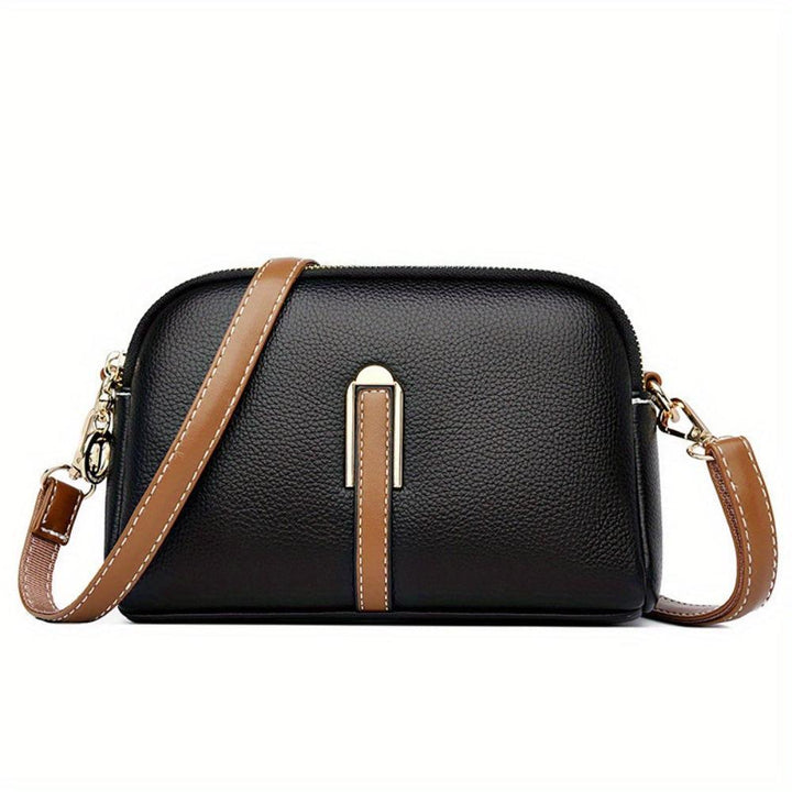 Beate – Litchi Embossed Crossbody Bag