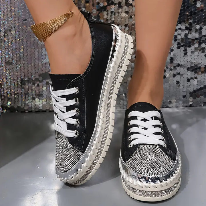 Crissa™ |  Rhinestone Orthopedic Sneakers