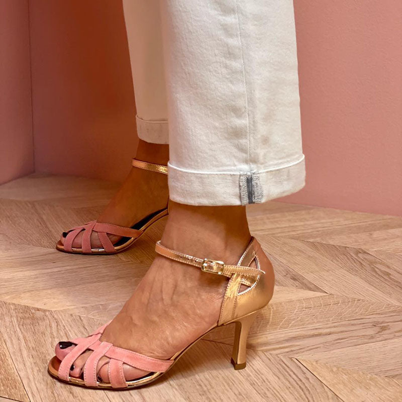 Vita™ - Elegant peep toe heels