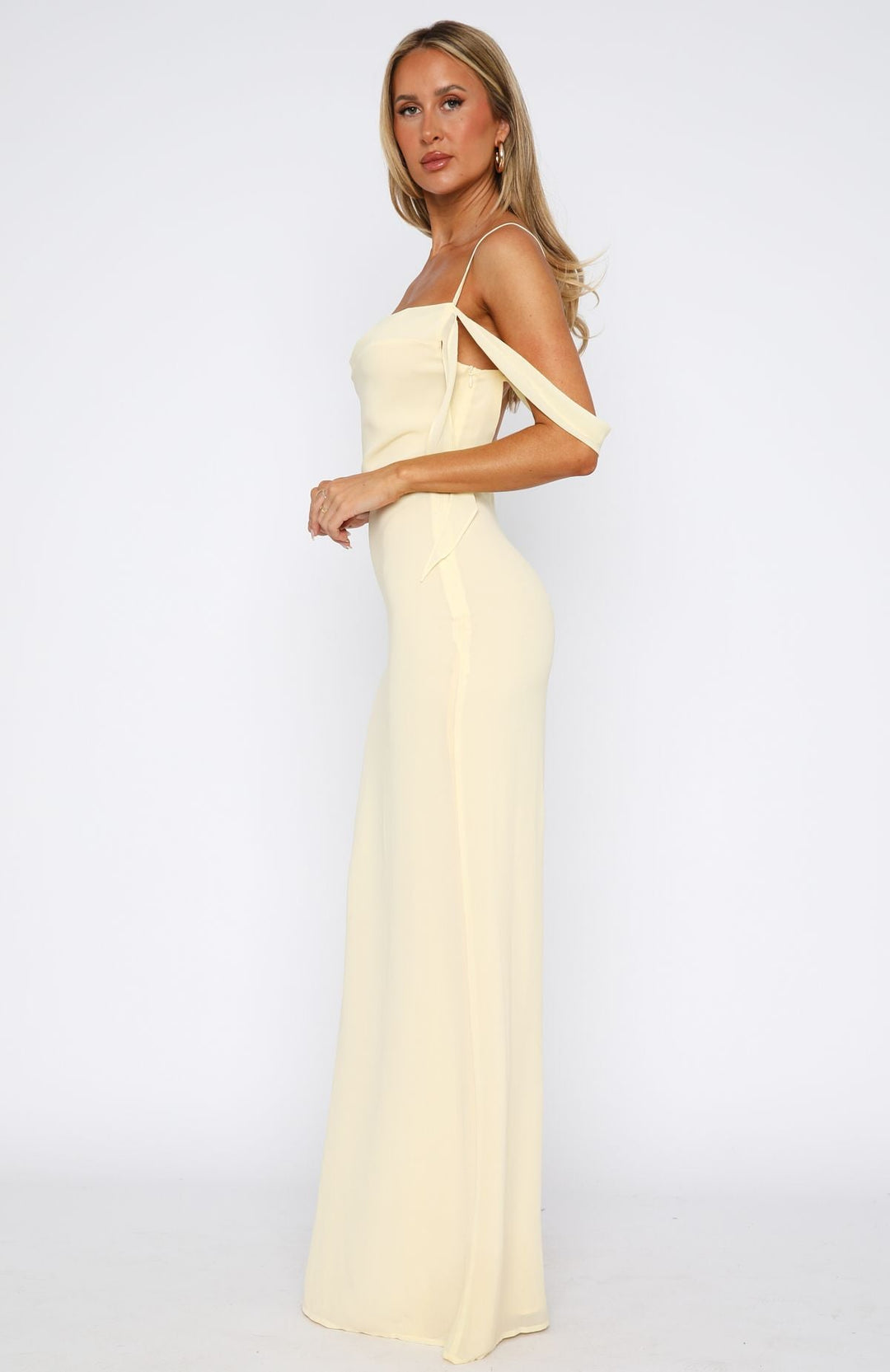 Mae- Lemon Love Blossoms Maxi Dress