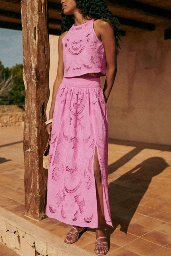 Elara ™ | Embroidered Two-Piece Set