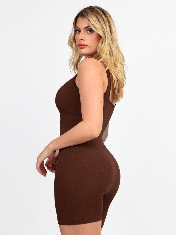 Seamless Square Neck Romper