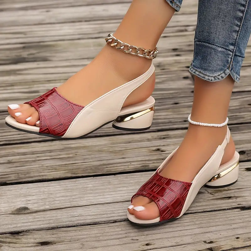Whitney™ | Elegant Leather Sandals
