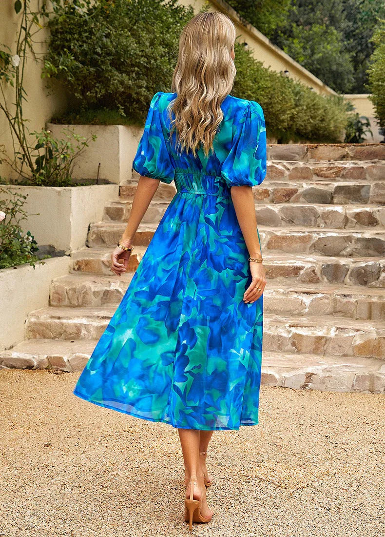 Isolde - V-Neck Midi Dress