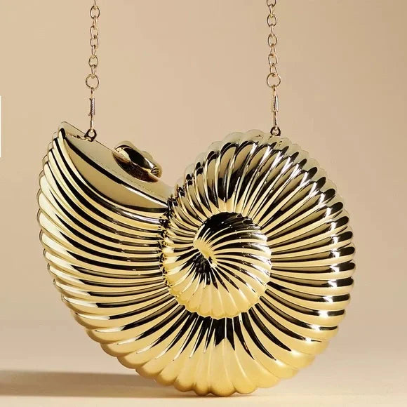Ariel Shell Clutch Bag