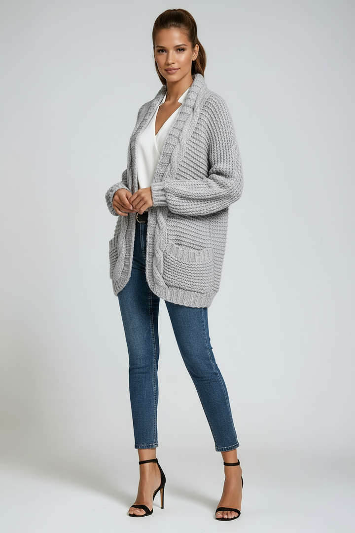 Amara | Knitted Long Sleeve Cardigan