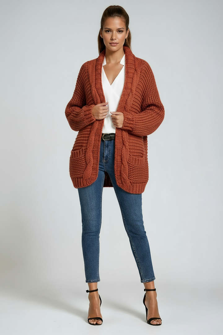 Amara | Knitted Long Sleeve Cardigan