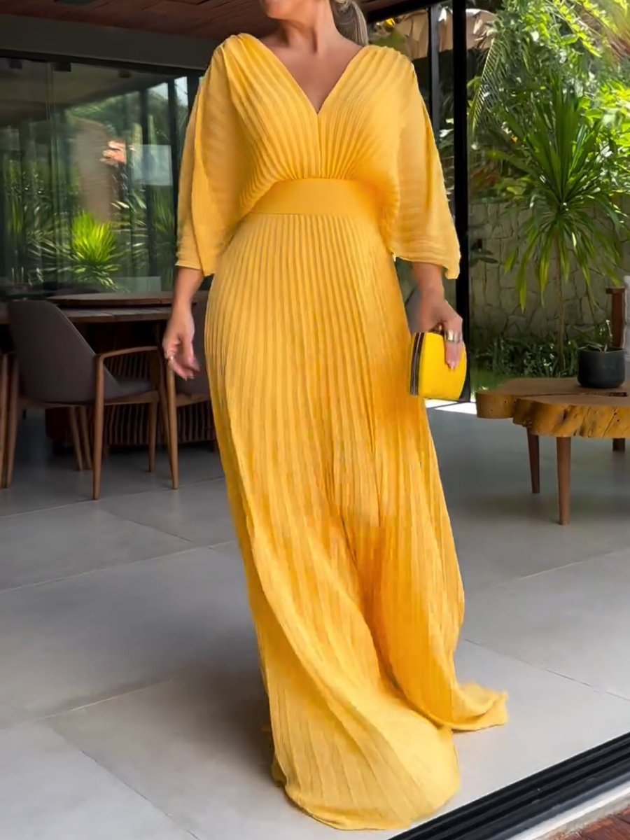 Sassa - Maxi abito con scollo a V