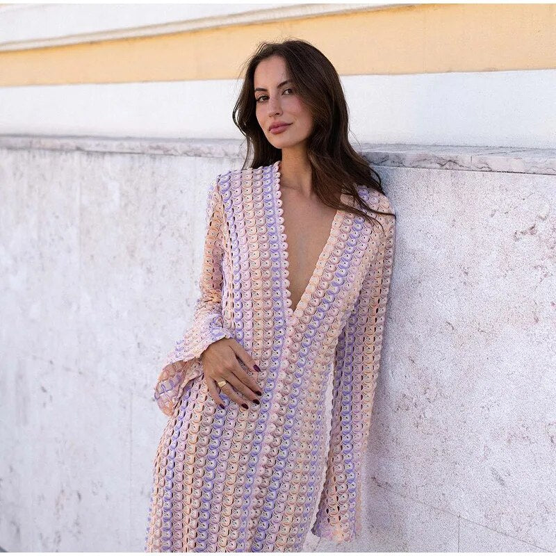 Alix - Cropped Maxi Dress