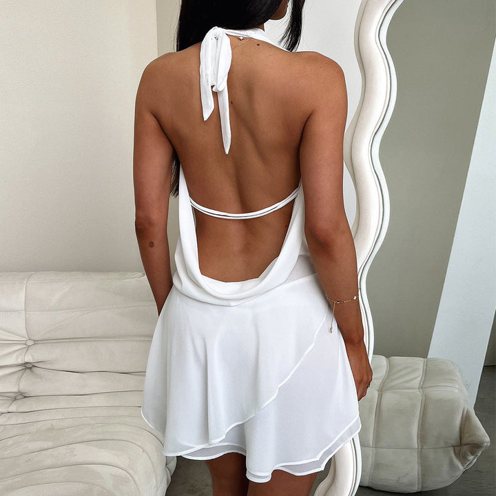Mini abito Mirabel | Halter Backless