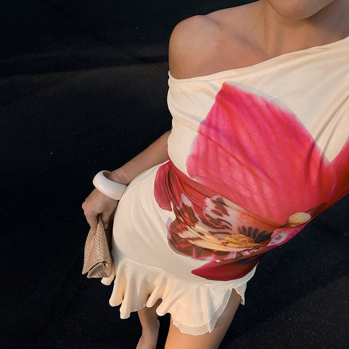 Maren | Mini abito con stampa floreale