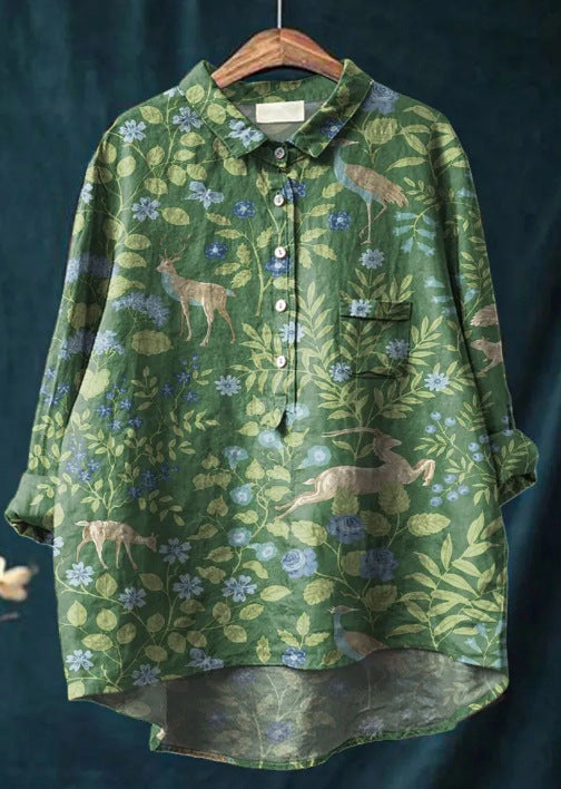 Margot - Classic Floral Blouse