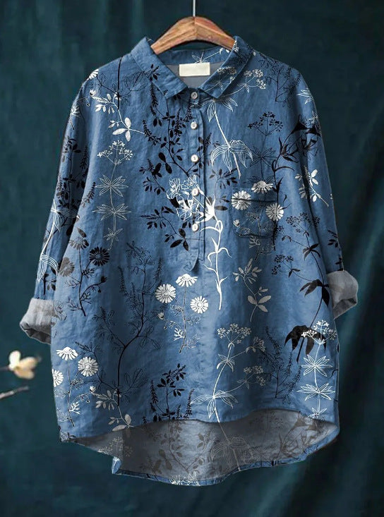Margot - Classic Floral Blouse