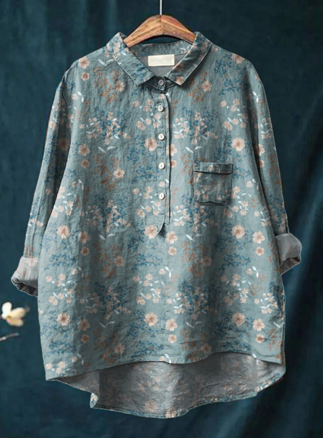 Margot - Classic Floral Blouse