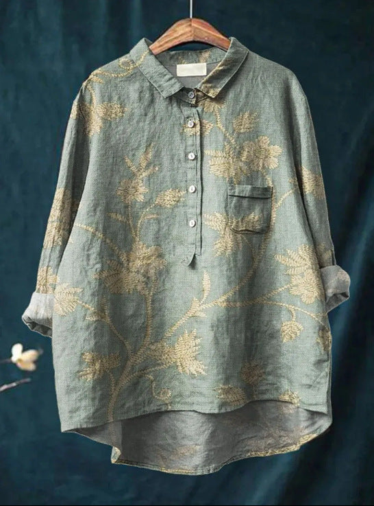 Margot - Classic Floral Blouse