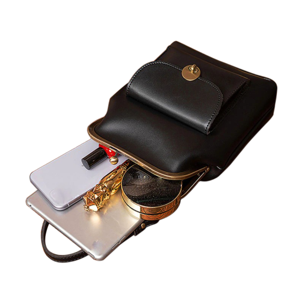 Margarete – Vintage Kiss Lock Shoulder Bag